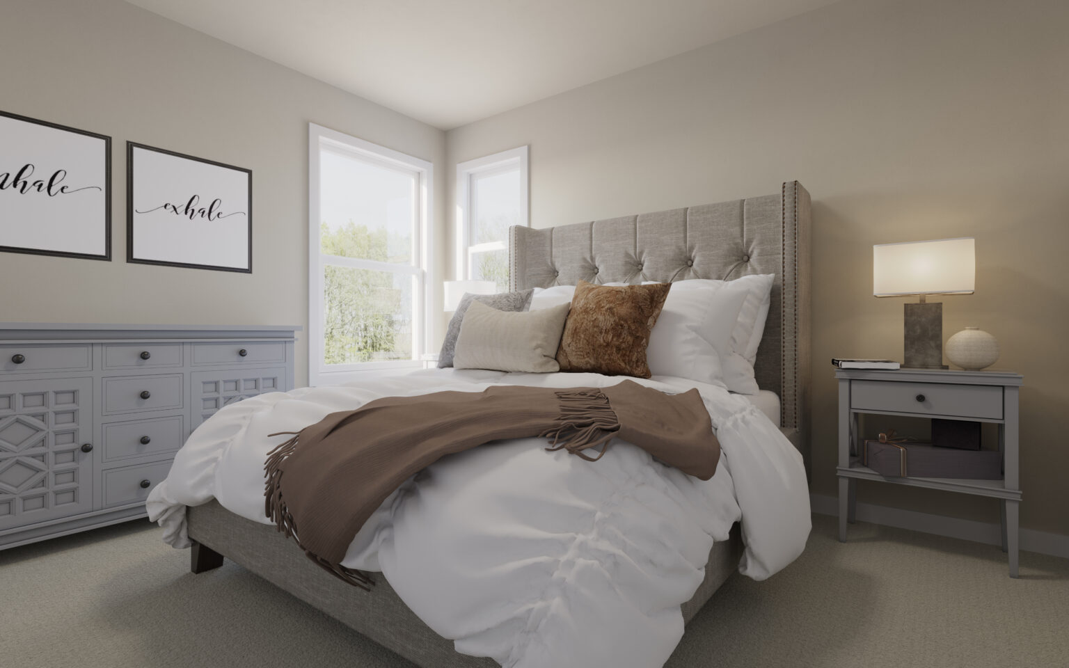 rendering of bedroom