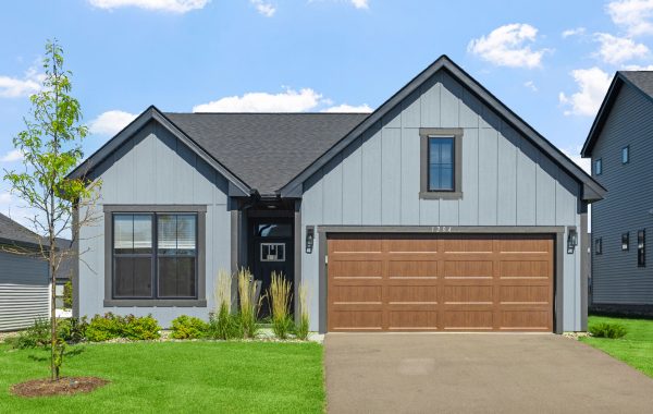blue exterior home